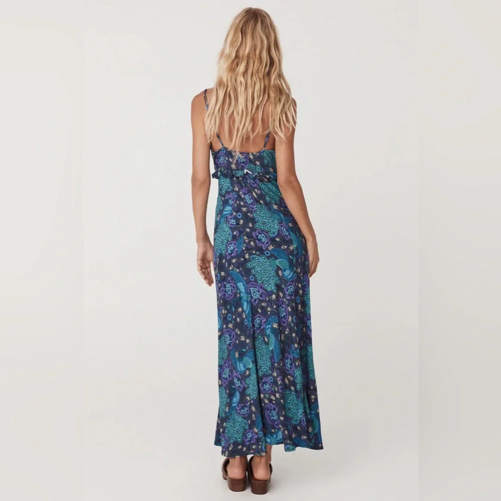 NWT SPELL Boheme Bias Strappy Dress - Small - Picture 3 of 7
